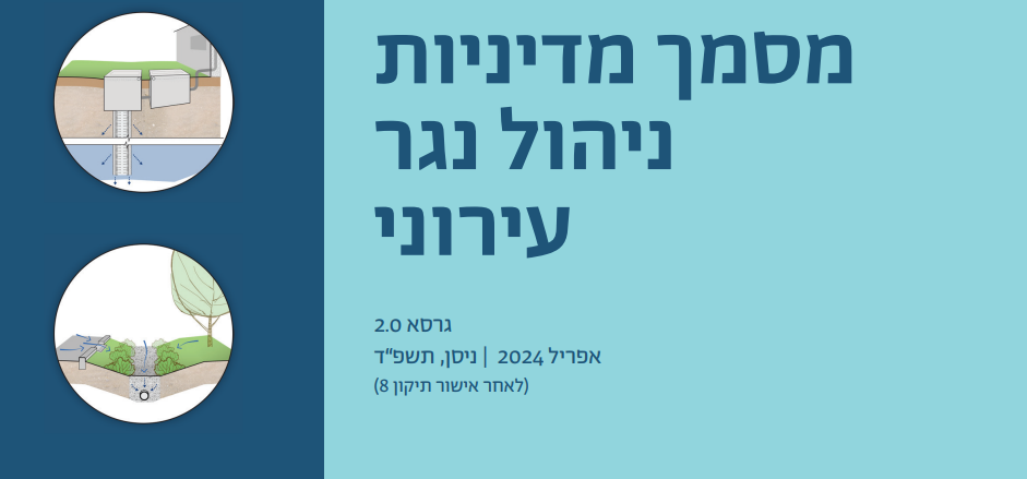 מסמך מדיניות ניהול נגר עירוני